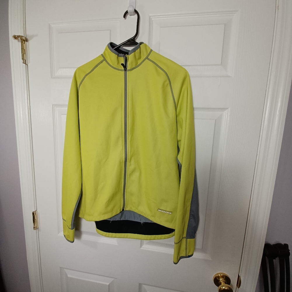 Sugoi's RS Zap Black Cycling Jacket Unisex M Water Resistive, Reflective